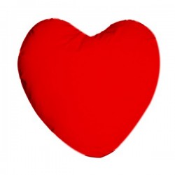 FEDERA CUORE COTONE ROSSO (40 X 40)